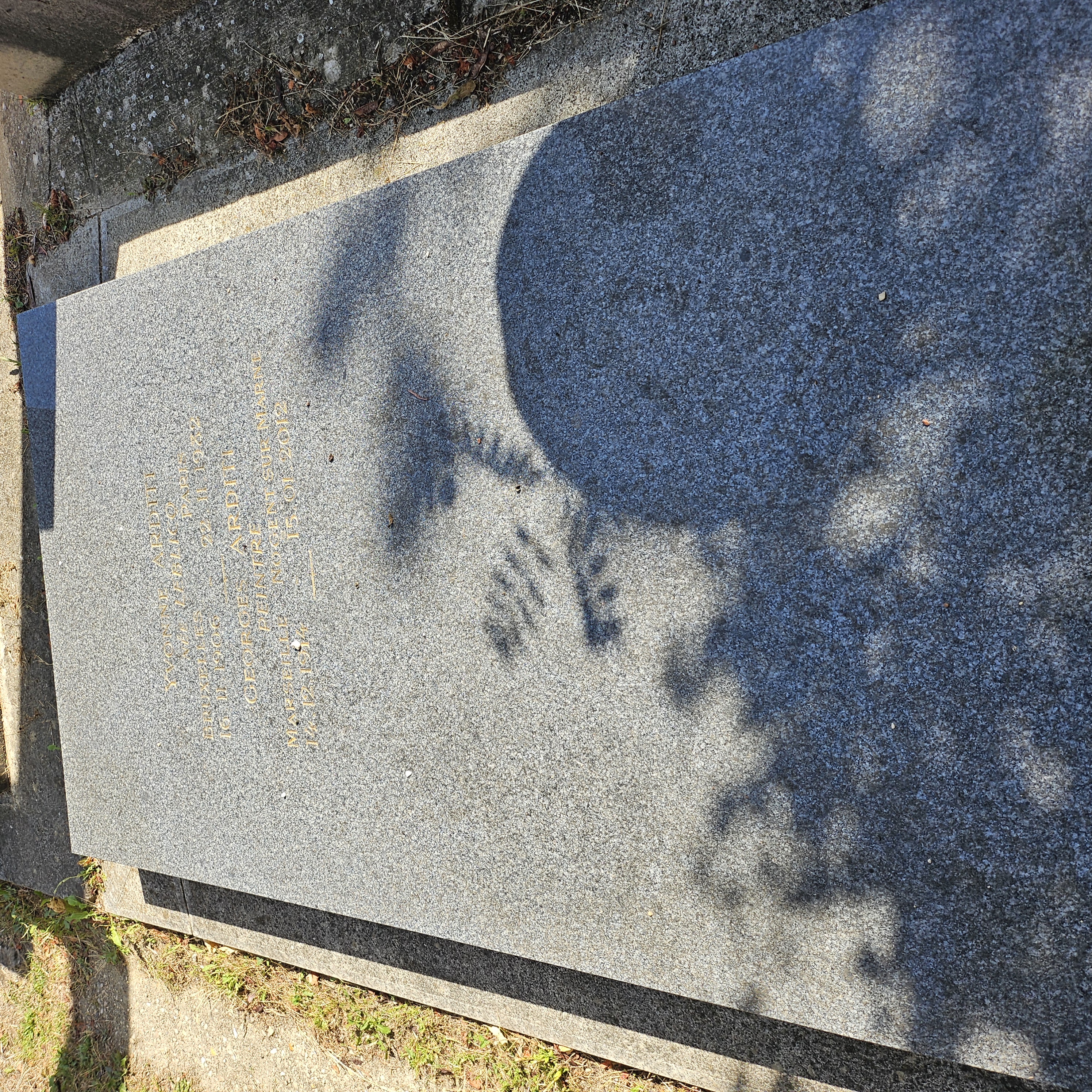 Tombe de Georges Arditi au cimetière du Montparnasse
