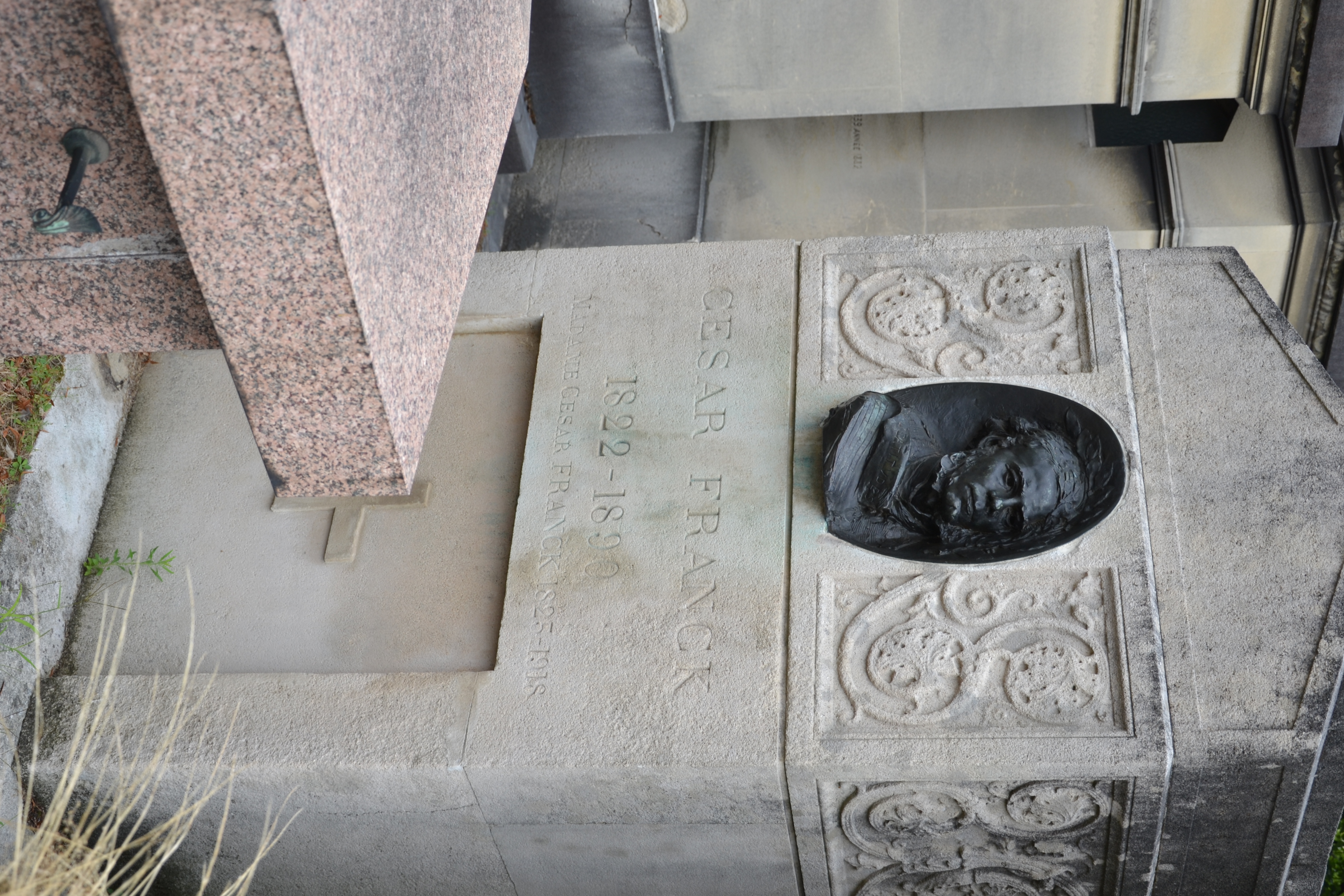 Tombe de C&eacute;sar Franck au cimeti&egrave;re du Montparnasse