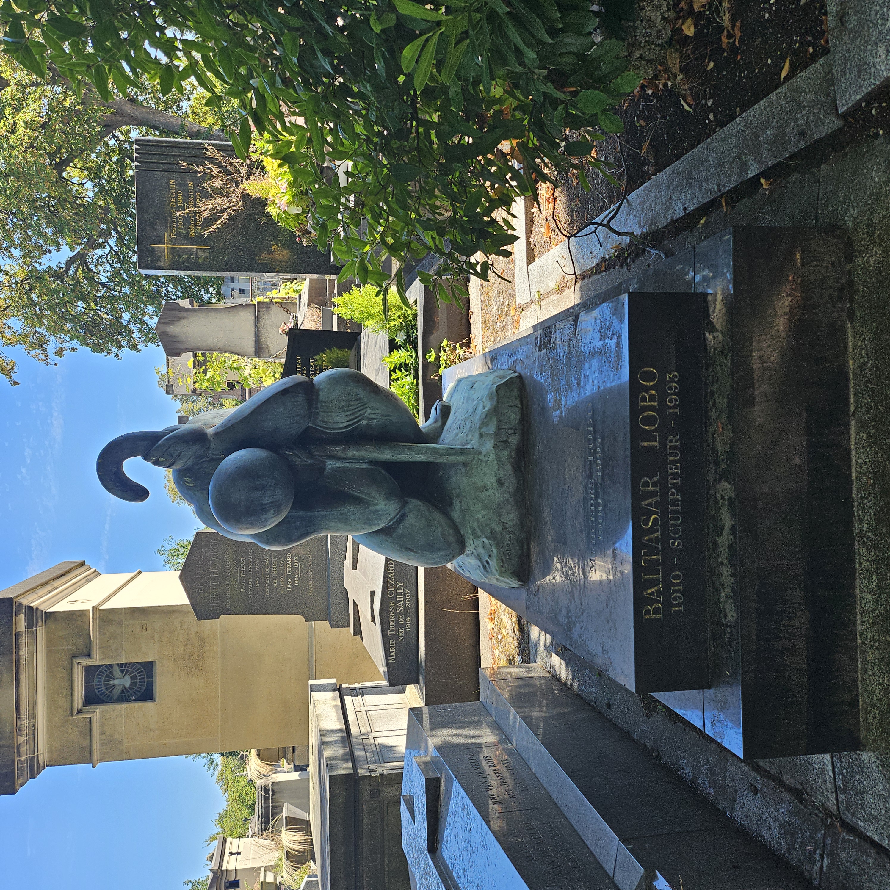 Tombe de Baltasar Lobo au cimeti&egrave;re du Montparnasse
