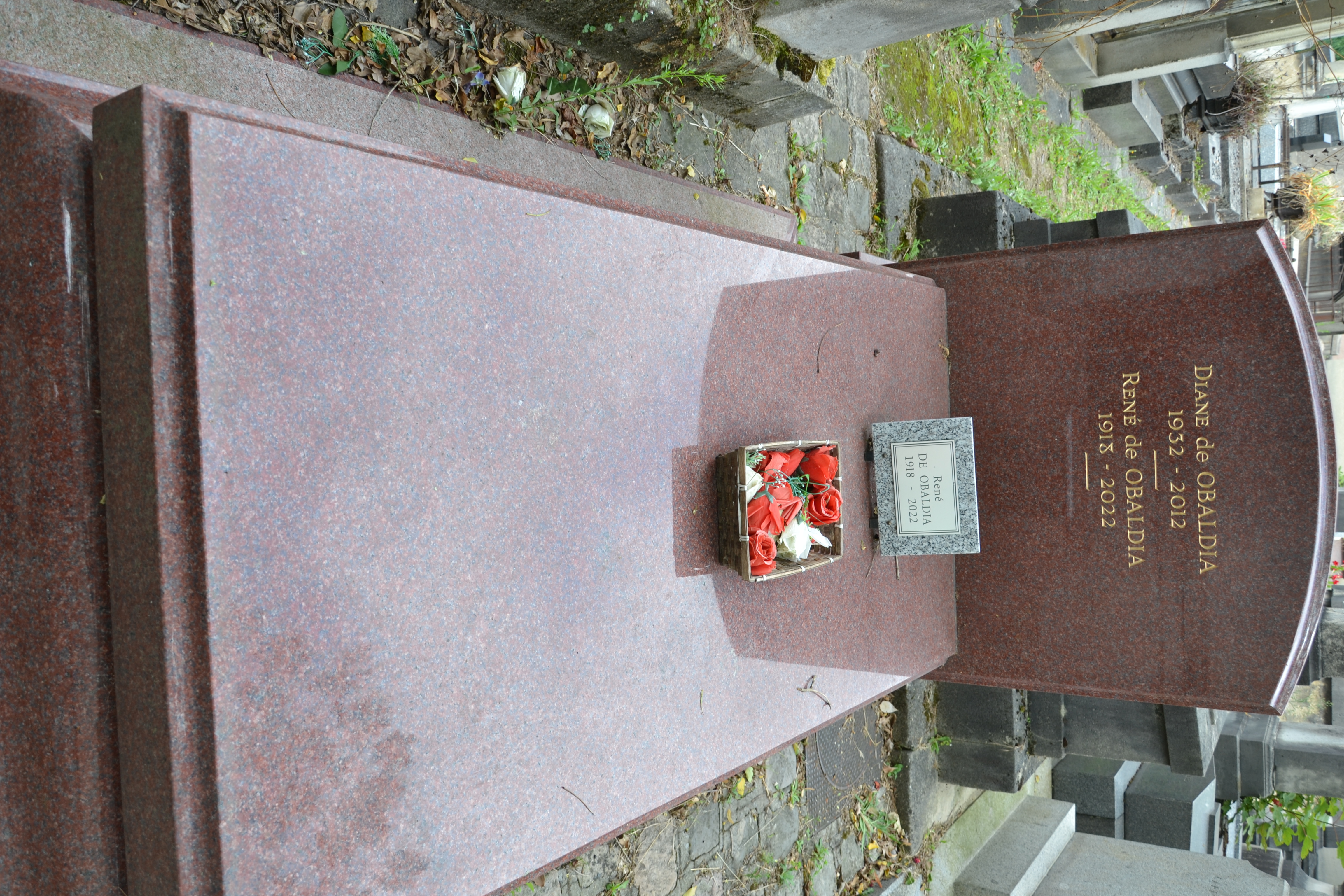 Tombe de Ren&eacute; de Obaldia