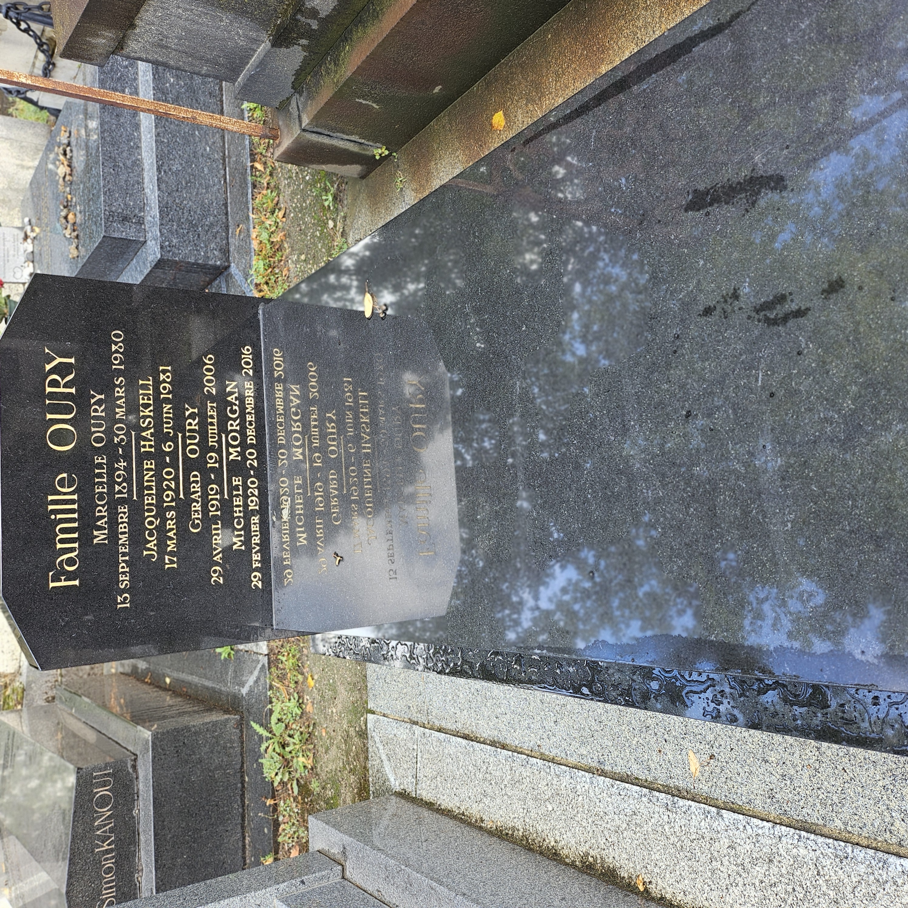 Tombe de G&eacute;rard Oury