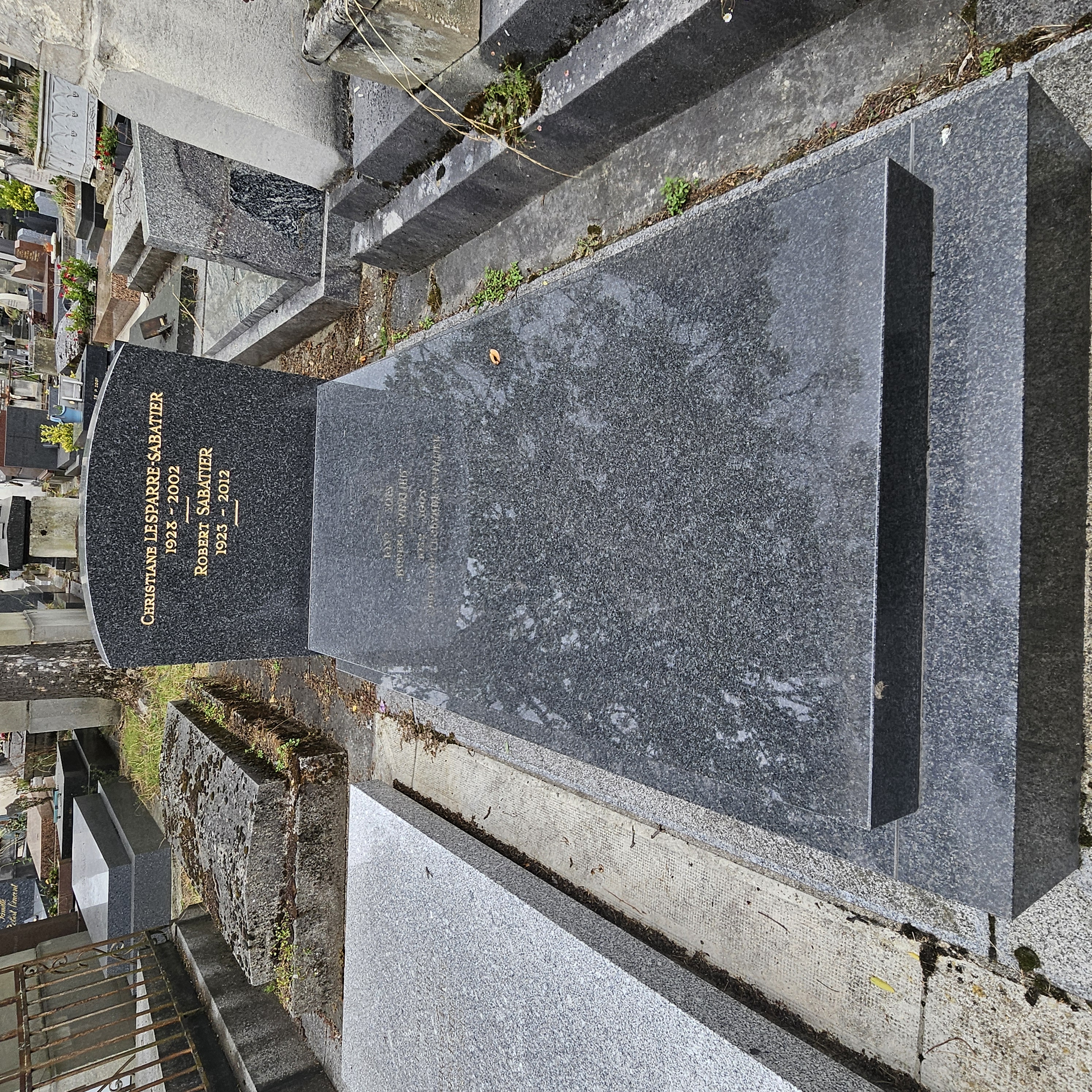 Tombe de Robert Sabatier