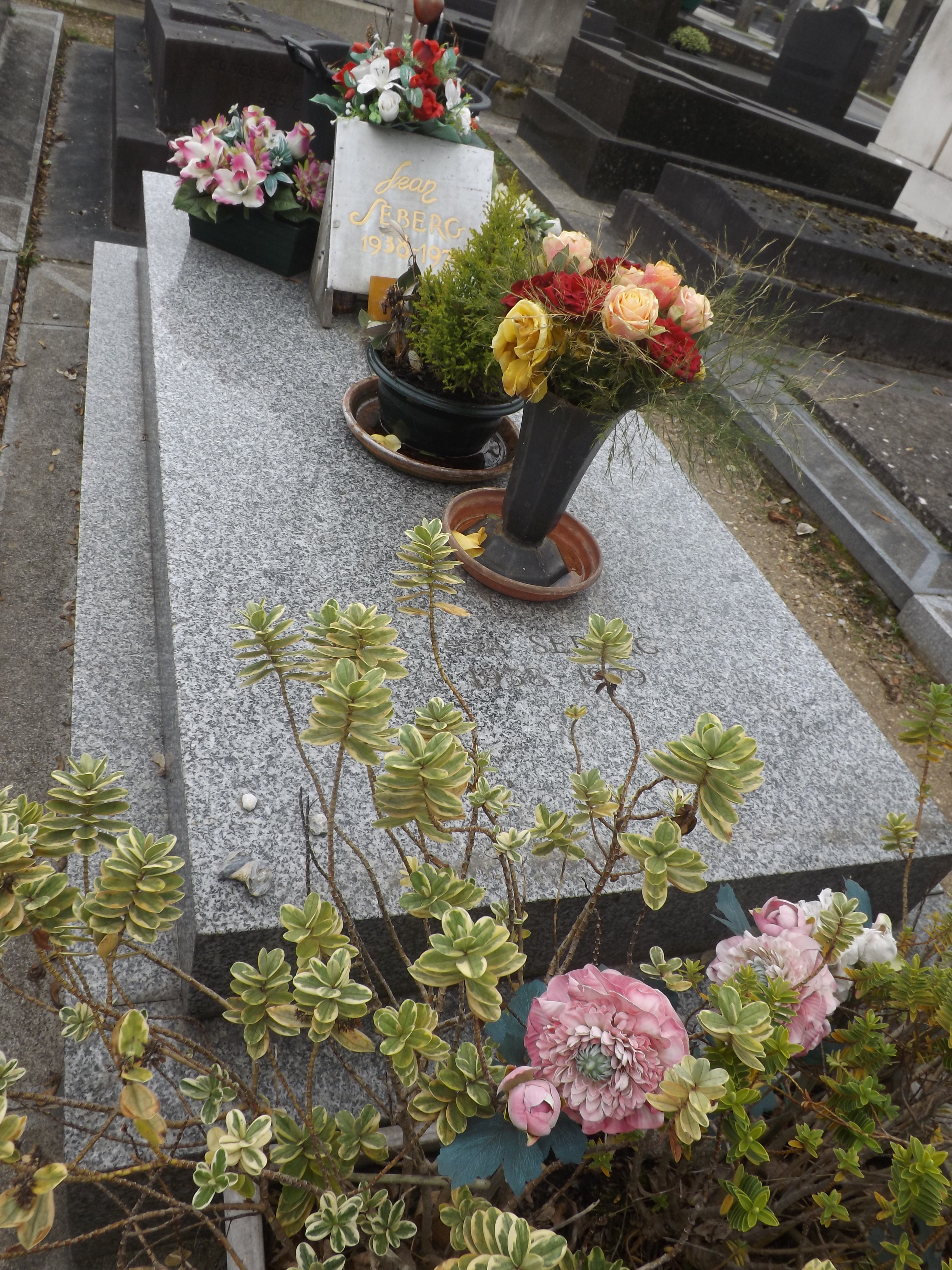 Tombe de Jean Seberg