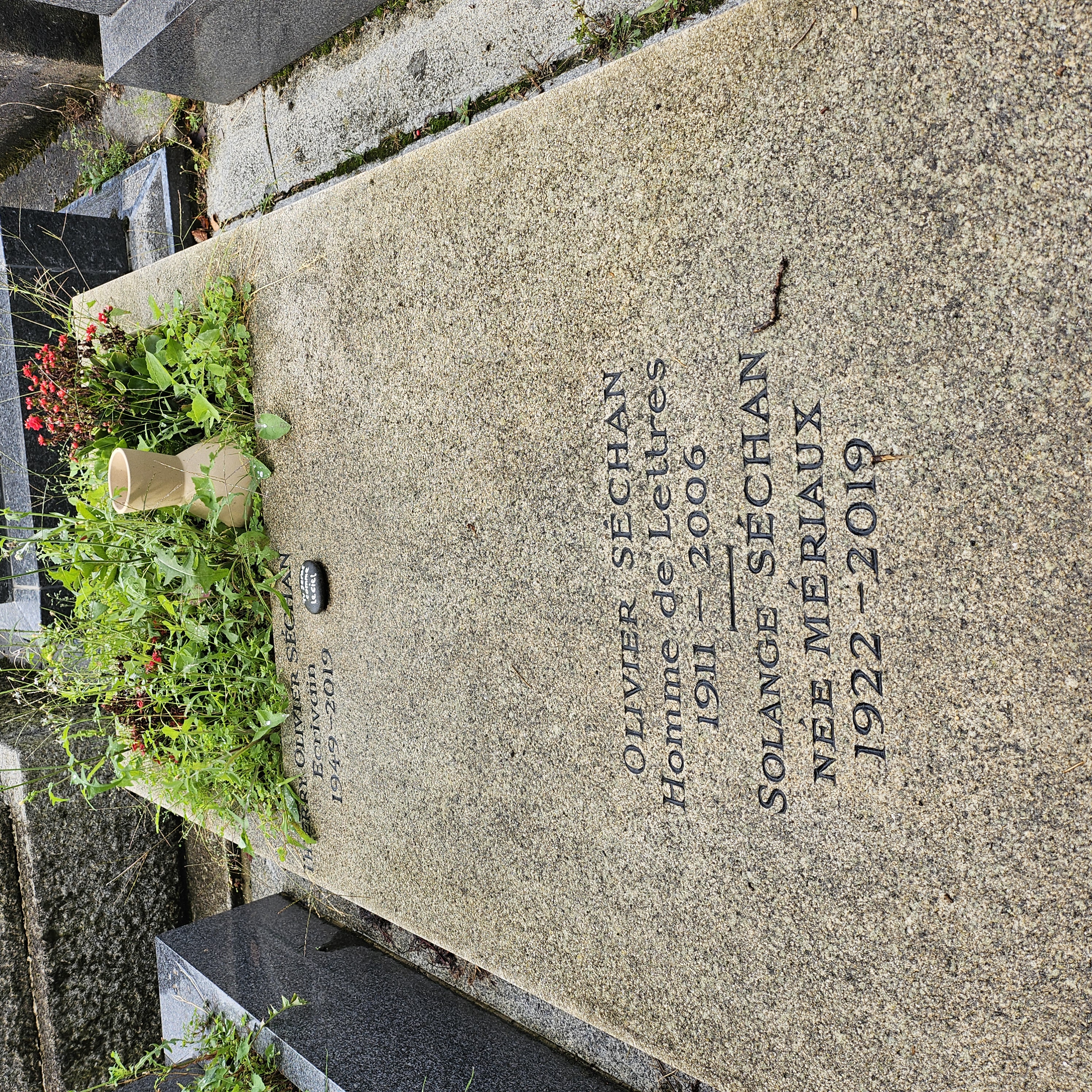 Tombe de Thierry S&eacute;chan