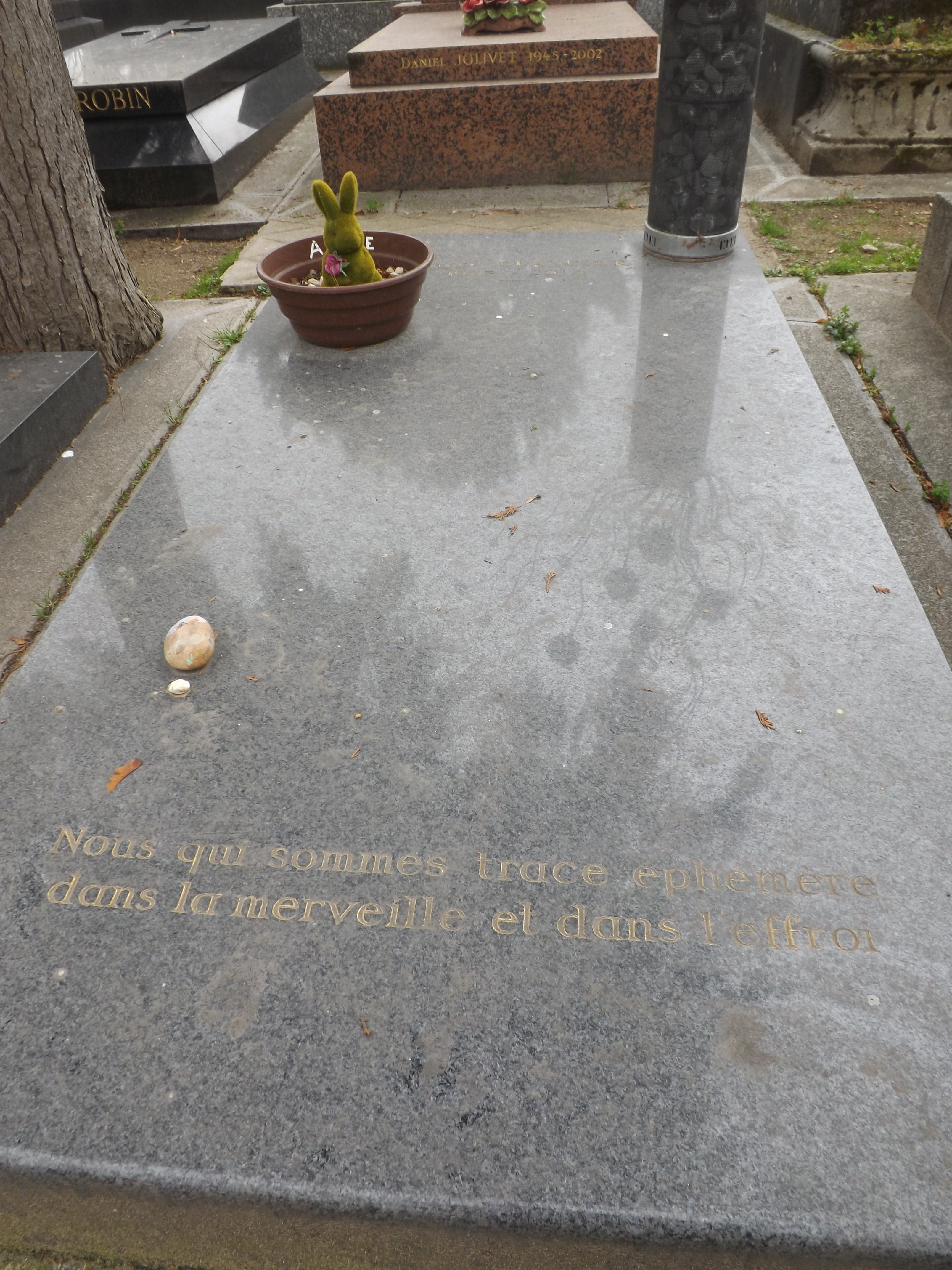 Tombe de Georges-Emmanuel Clancier au cimetière du Montparnasse à Paris