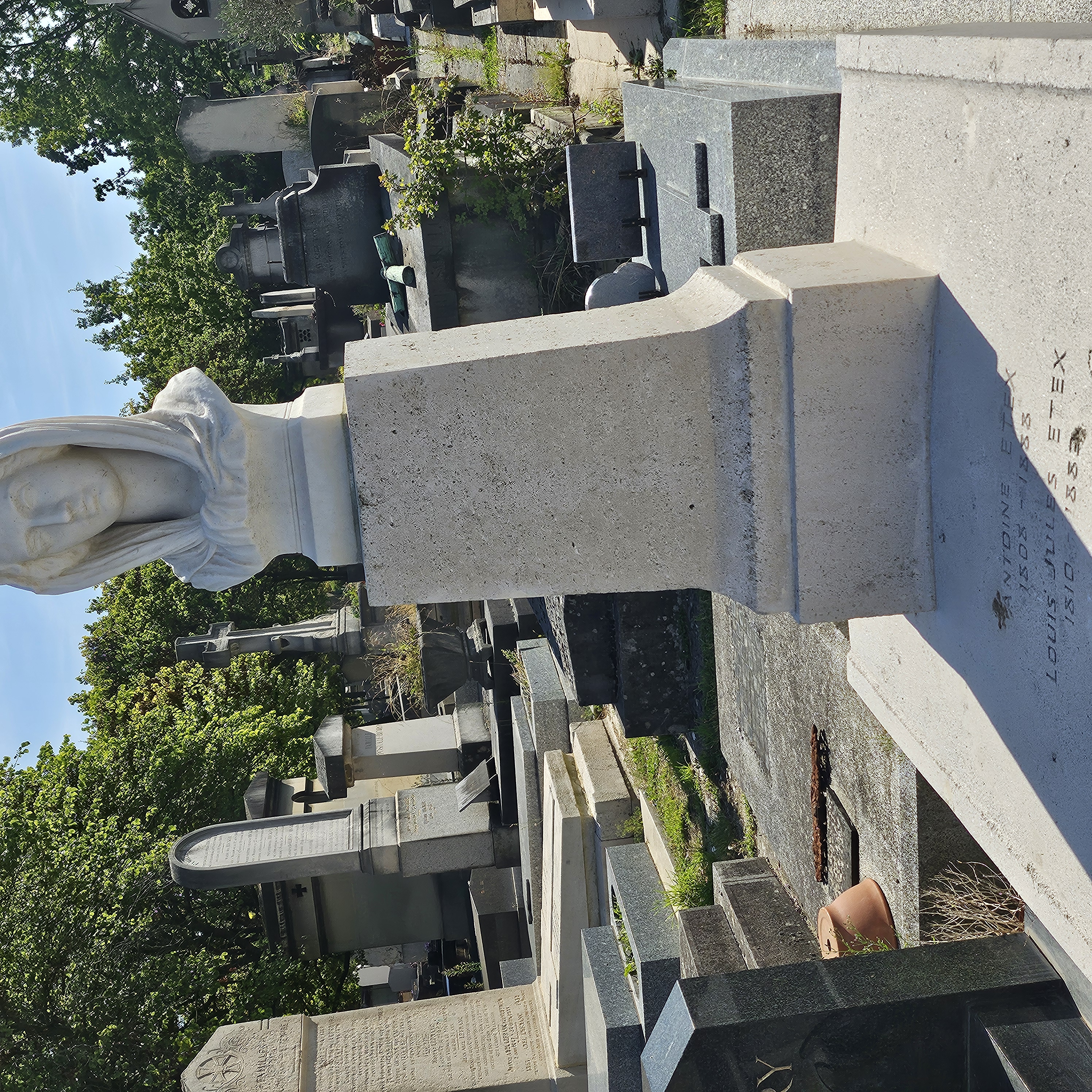 Tombe d'Antoine &Eacute;tex au cimeti&egrave;re du Montparnasse