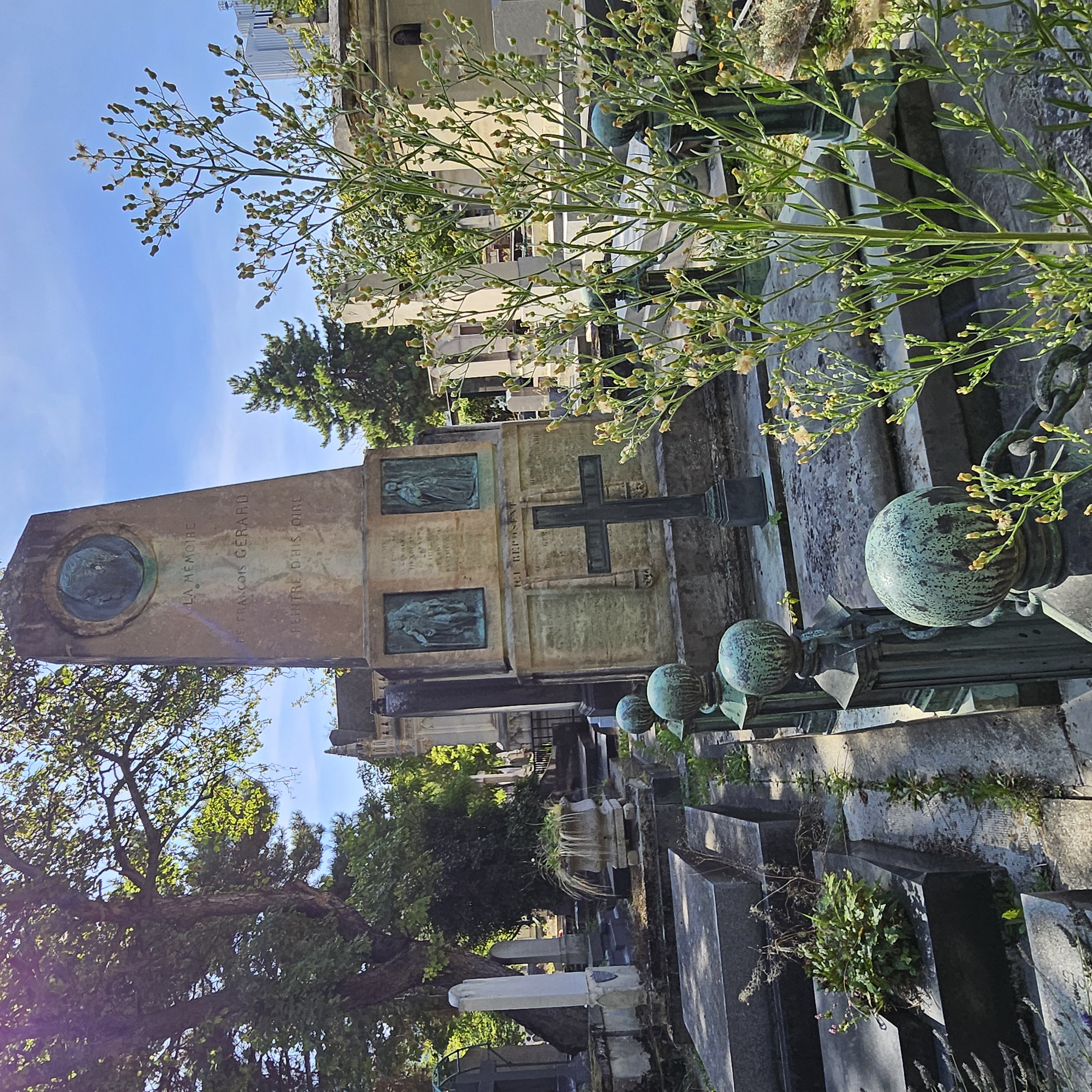 Tombe de Fran&ccedil;ois G&eacute;rard au cimeti&egrave;re du Montparnasse