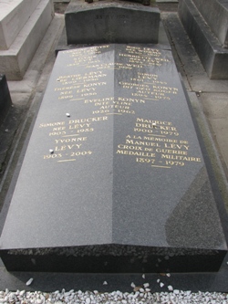 Tombe de G&eacute;o Koger au cimeti&egrave;re du Montparnasse