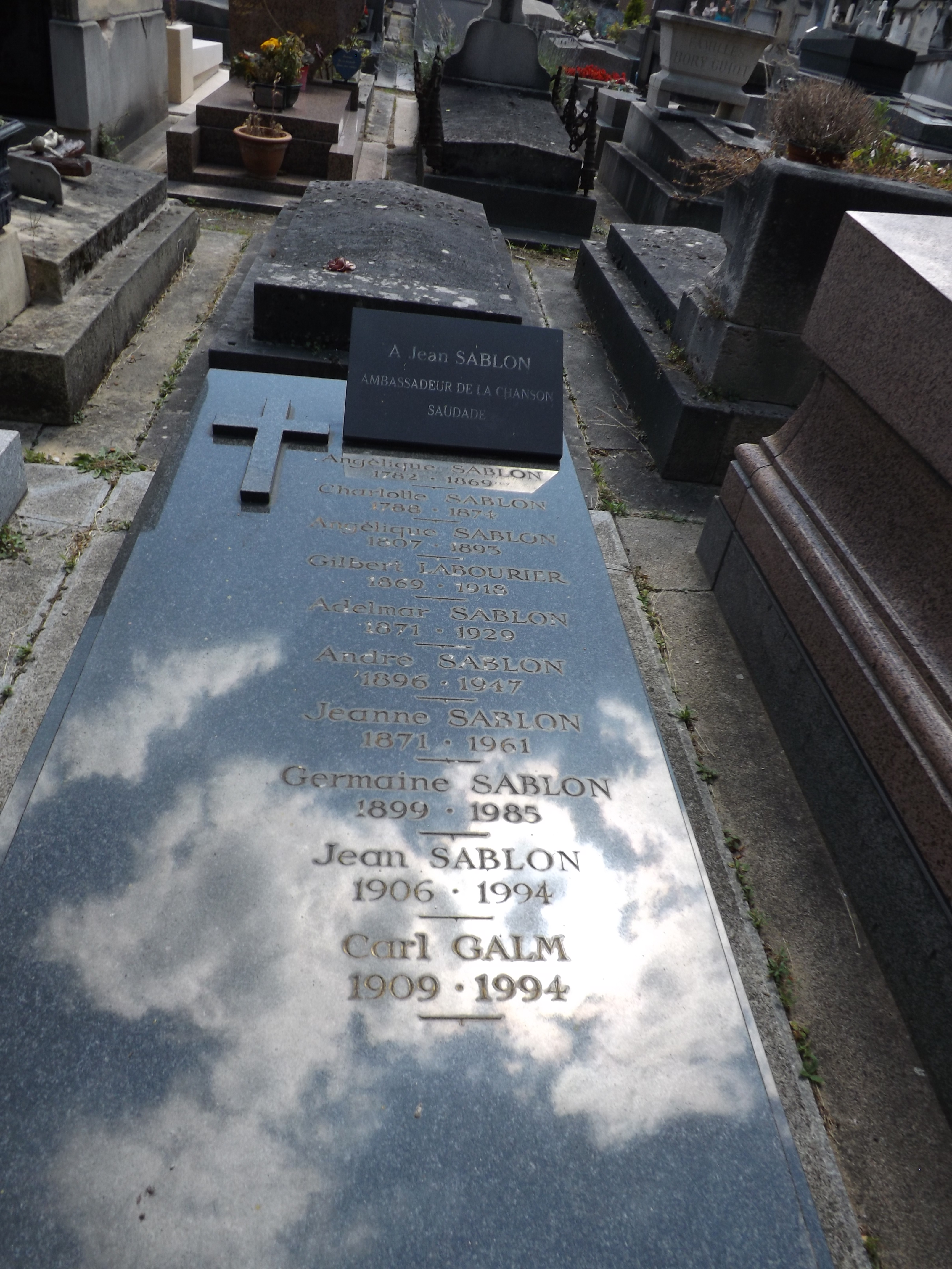 Tombe de Jean Sablon