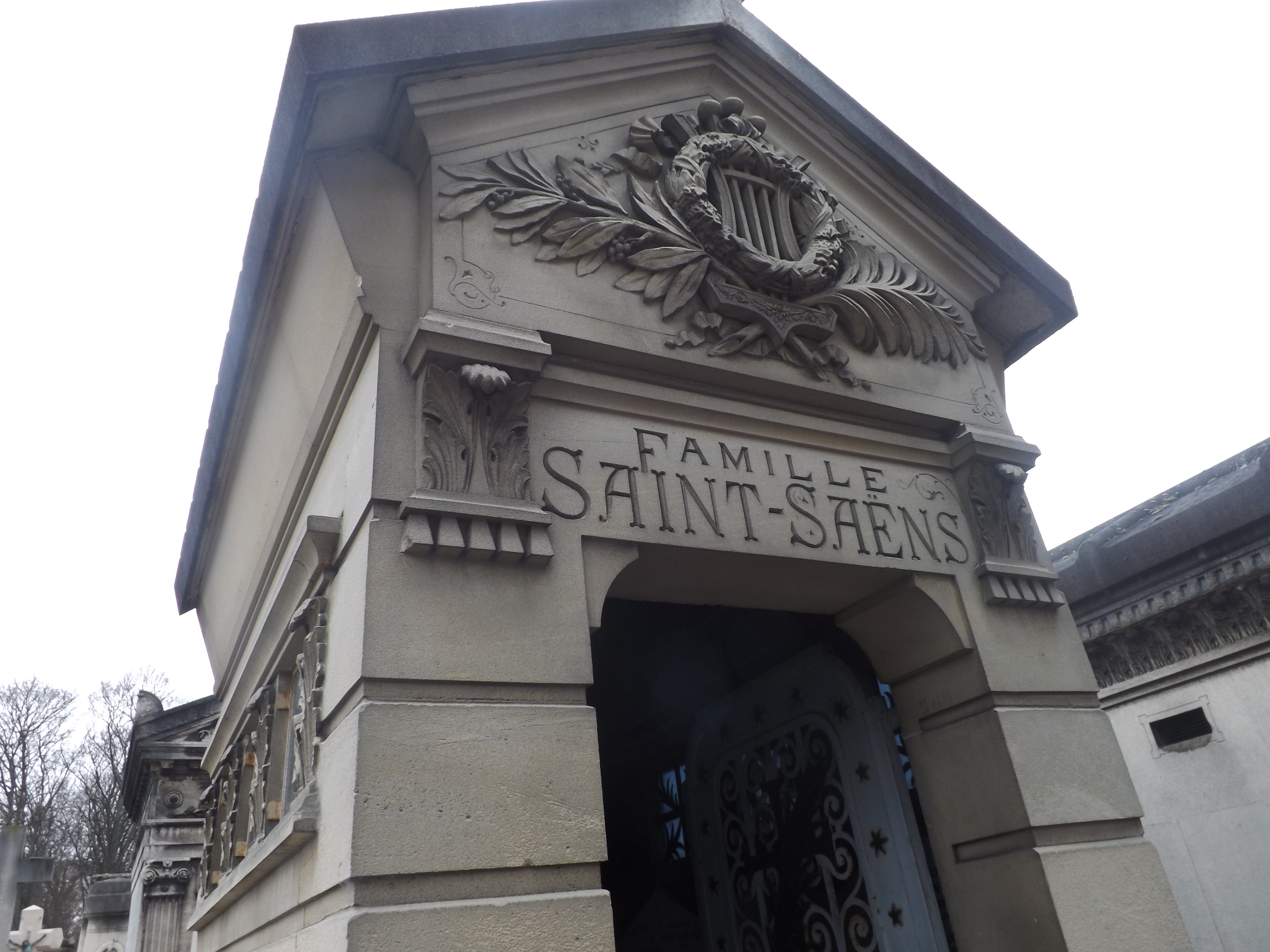Tombe de Camille Saint-Sa&euml;ns