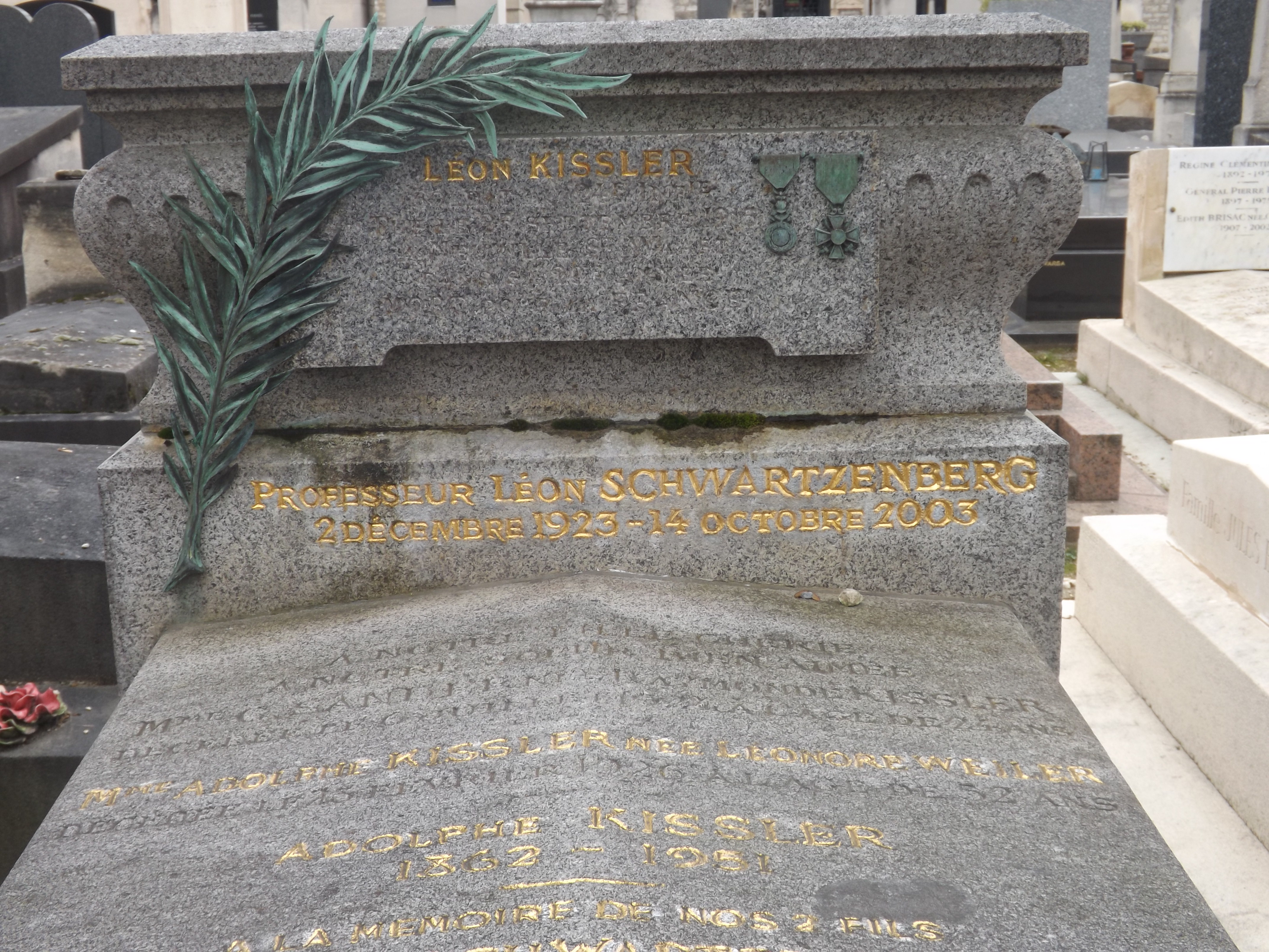Tombe de L&eacute;on Schwartzenberg