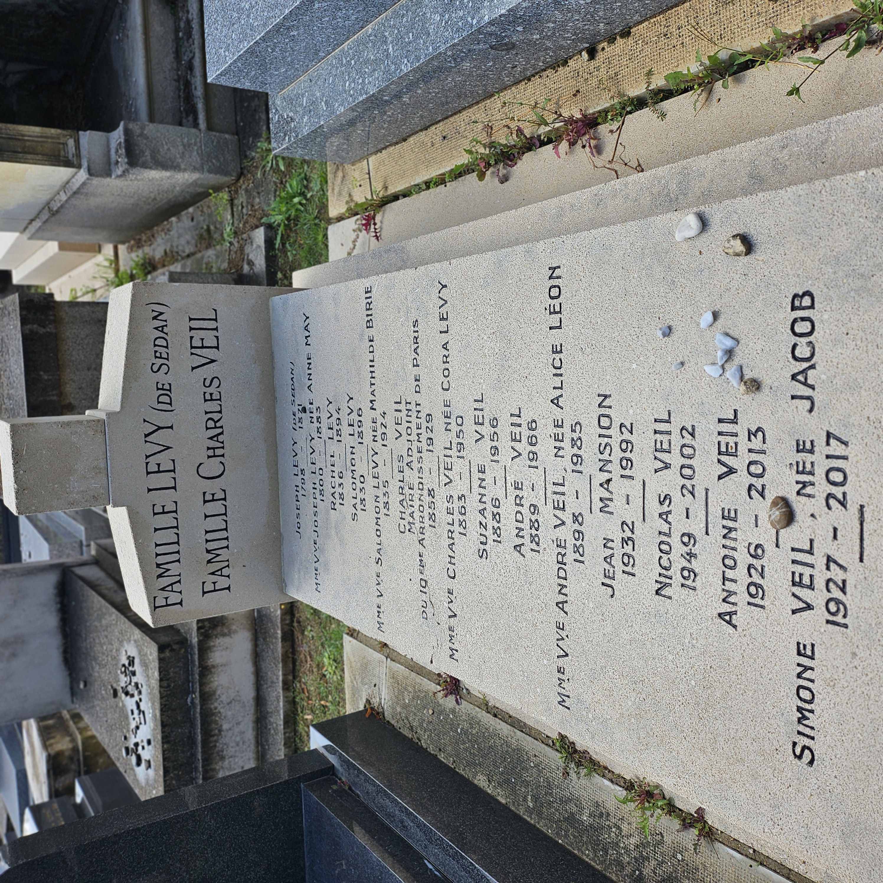 Tombe de Simone Veil