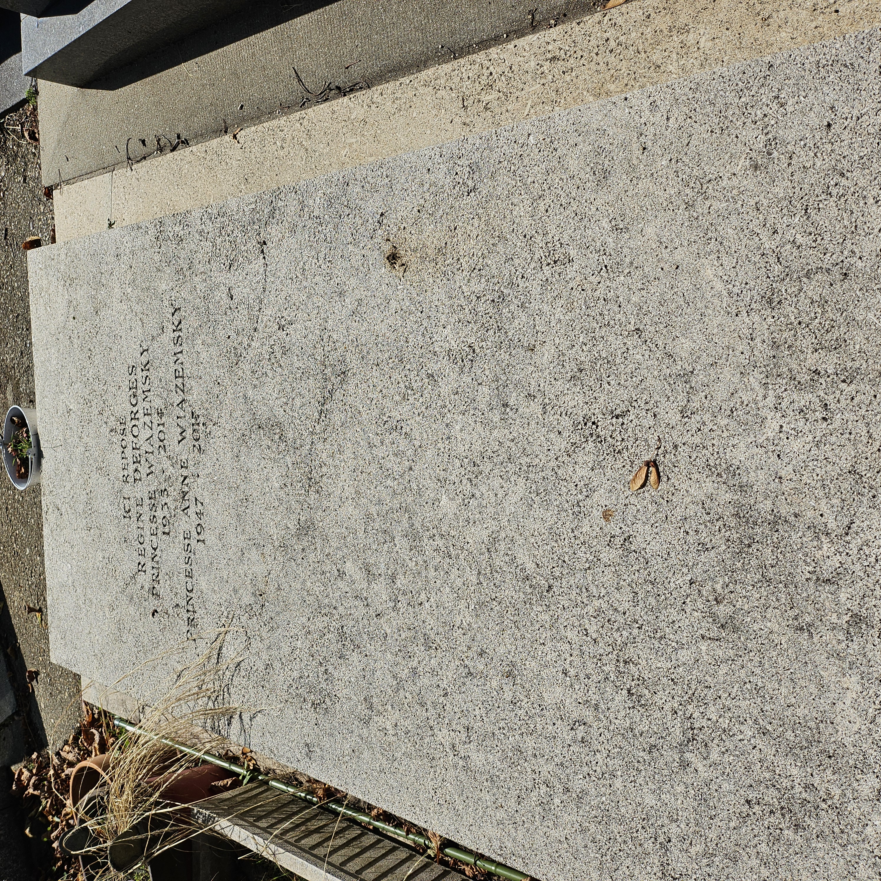 Tombe de Anne Wiazemski