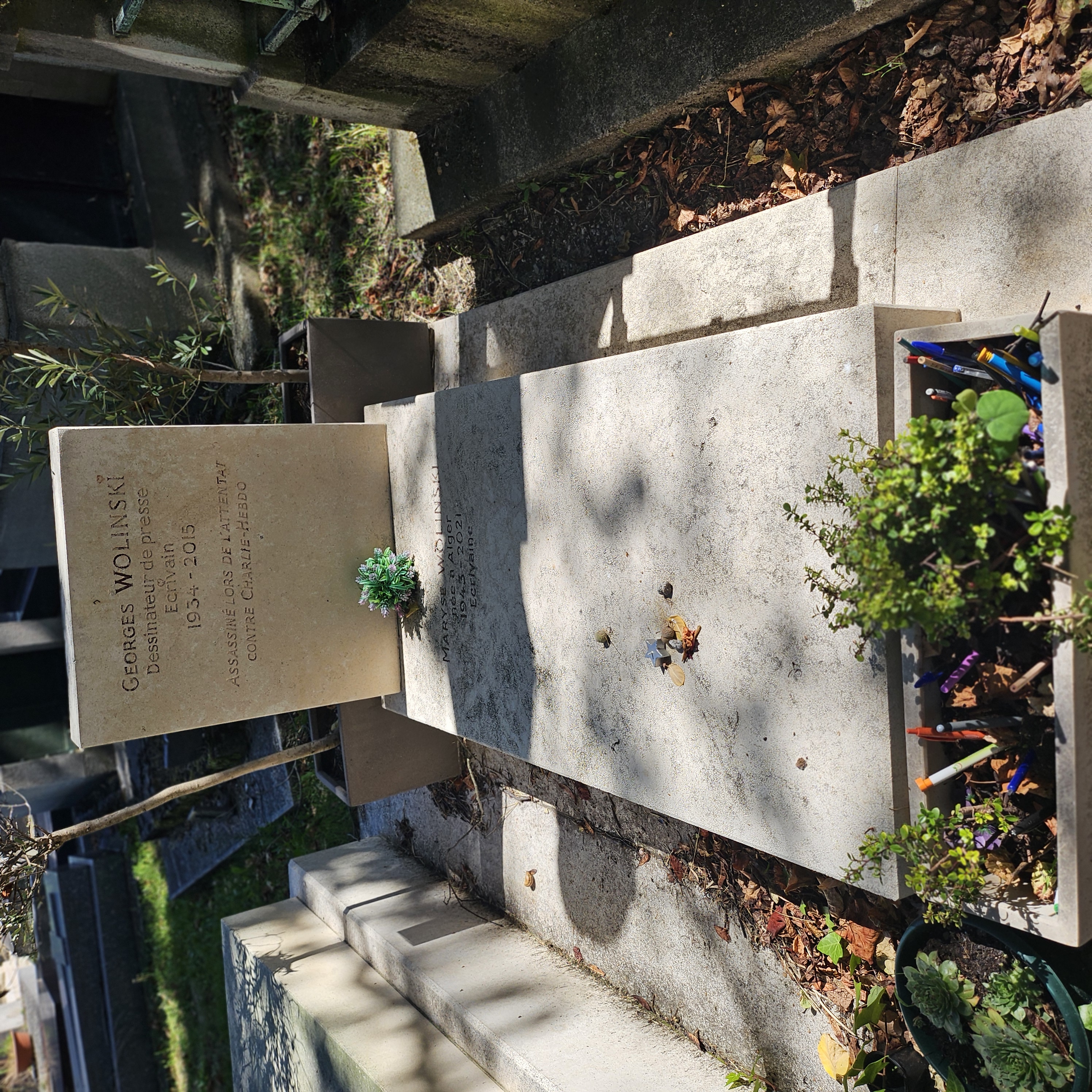 Tombe de Maryse Wolinski